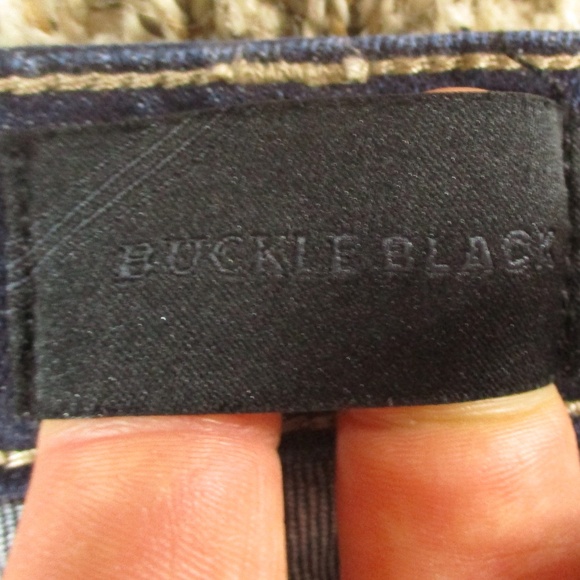 Buckle Black Jeans Women's 29 Dark Wash Bootcut Fit No.53 Mid Rise Stretch Denim - Picture 7 of 9